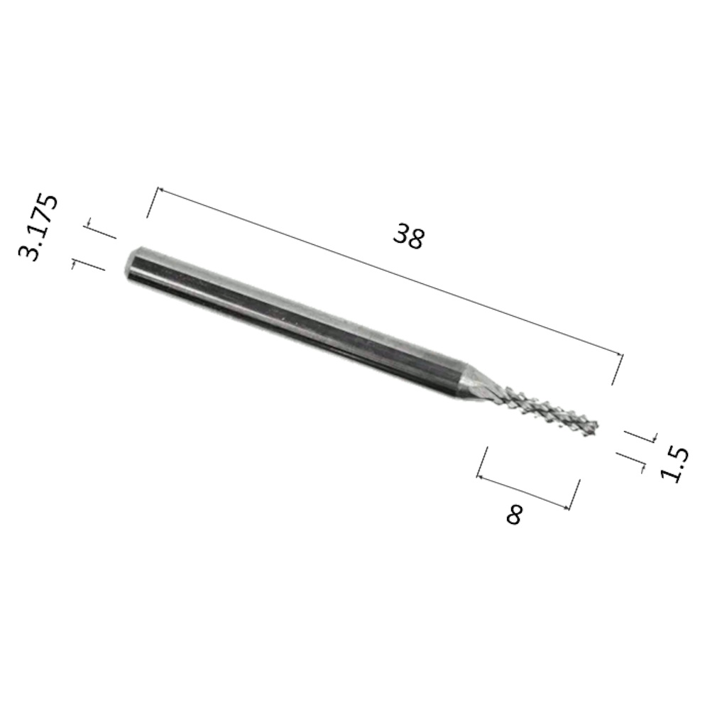 Фото фреза djtol nst3.1.508 рашпильная кукуруза (по акрилу (оргстеклу), дереву, дсп) в Москве и Московской области