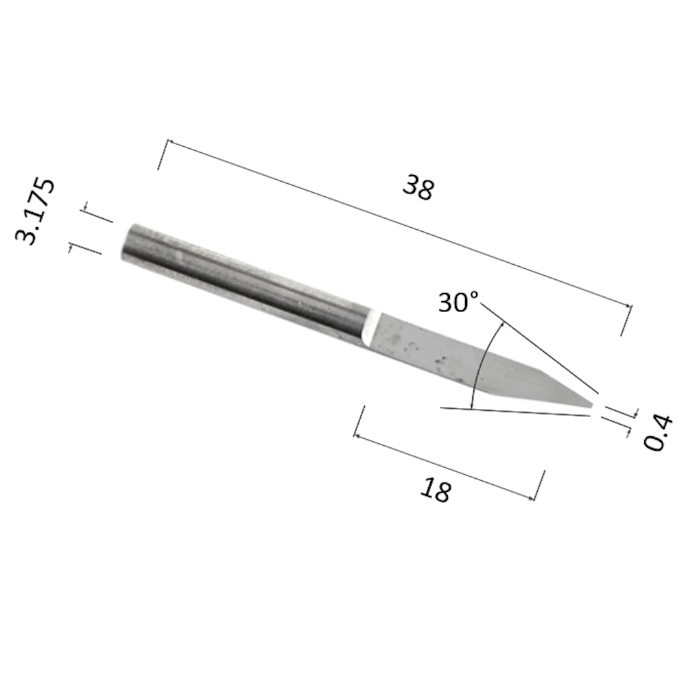 Фото гравер djtol aj3.3004 прямой конусный (по дереву, композиту (акп), пластику) в Москве и Московской области