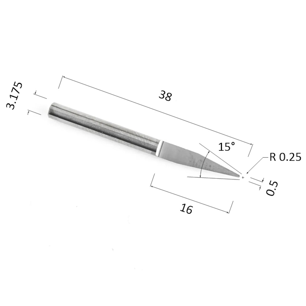 Фото гравер djtol nydj3.1505 конусный сферический (по дереву, композиту (акп), пластику) в Москве и Московской области