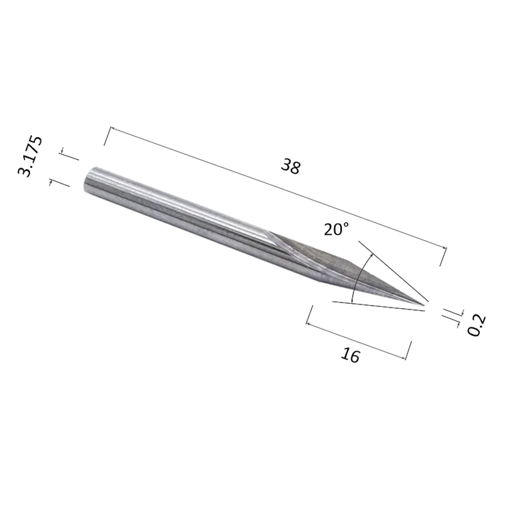 Фото гравер прямой конусный однозаходный по стали, алюминию, твердому дереву djtol a1zj3.2002 в Москве и Московской области