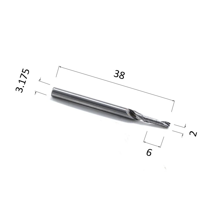 Фото фреза djtol al1lx3.206 спиральная однозаходная (по алюминию) в Москве и Московской области
