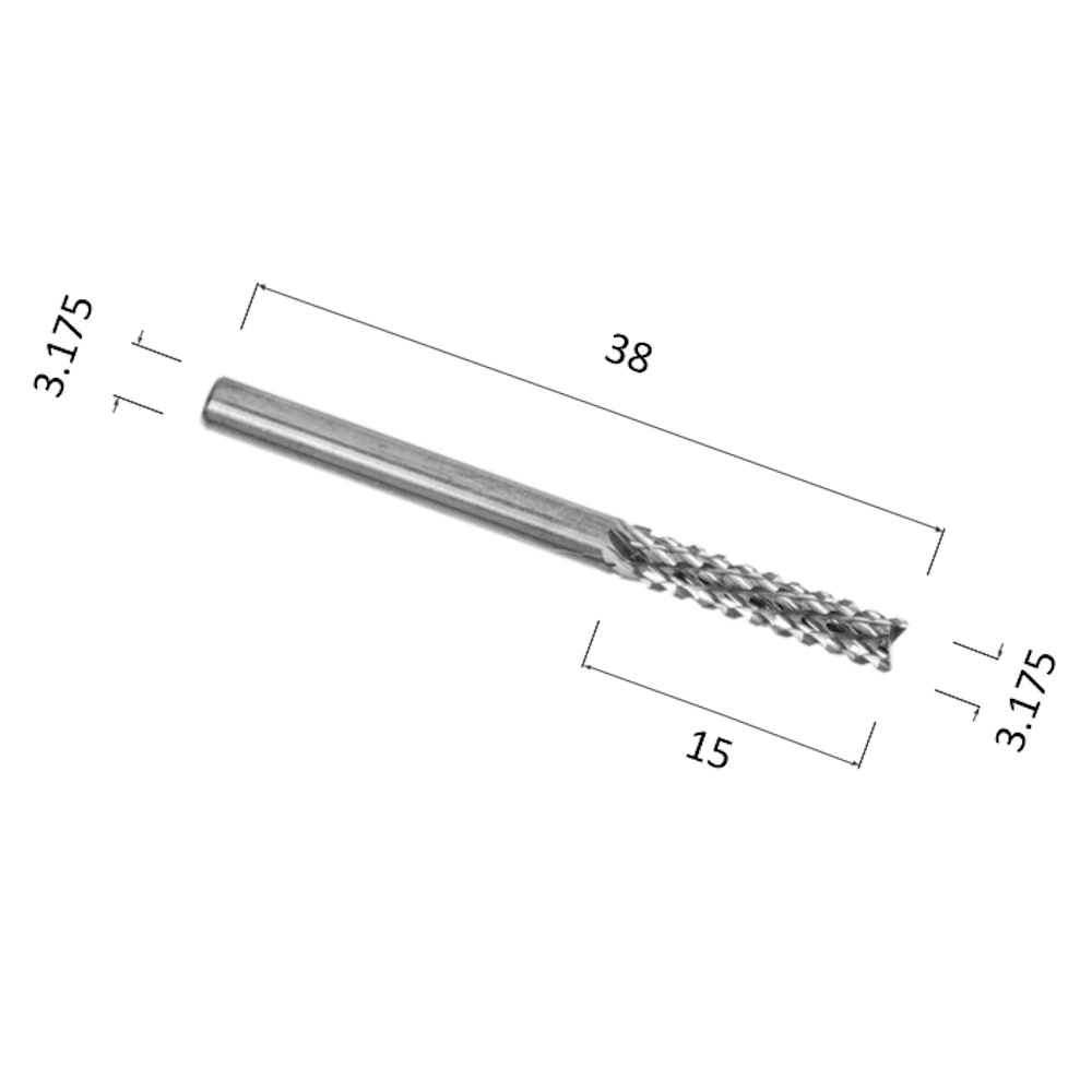 Фото фреза djtol ast3.15 рашпильная кукуруза (по дереву, композиту (акп), пластику) в Москве и Московской области
