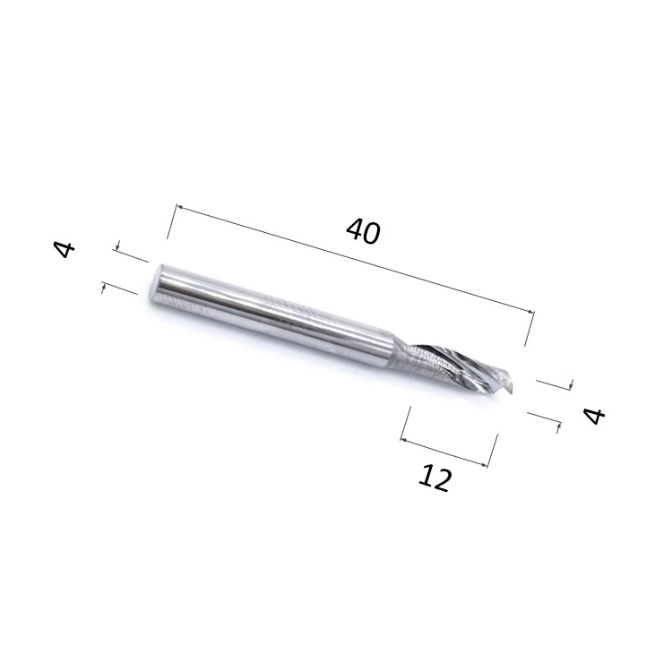 Фото фреза djtol al1lx412 спиральная однозаходная (по алюминию) в Москве и Московской области