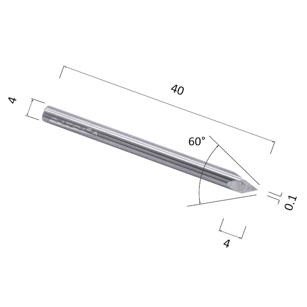 Фото гравер djtol a3j4.6001 конусный пирамидка (по цветным металлам (алюминий, латунь, медь, бронза)) в Москве и Московской области