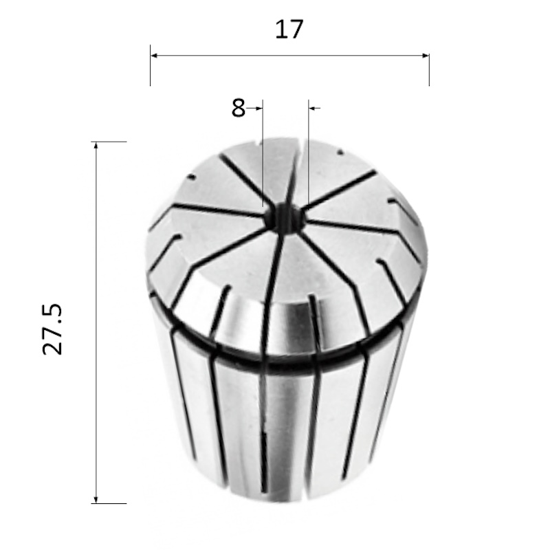 Фото цанга er16-8, 8мм (биение 0,008) в Москве и Московской области