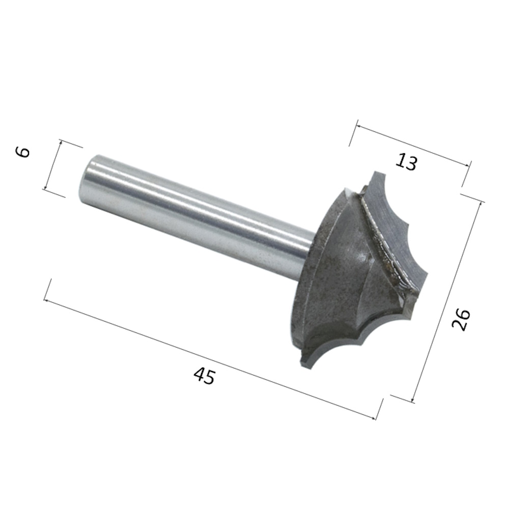 Фото фреза djtol nhbda626 фасонная кромочная (по акрилу (оргстеклу), дереву, дсп) в Москве и Московской области