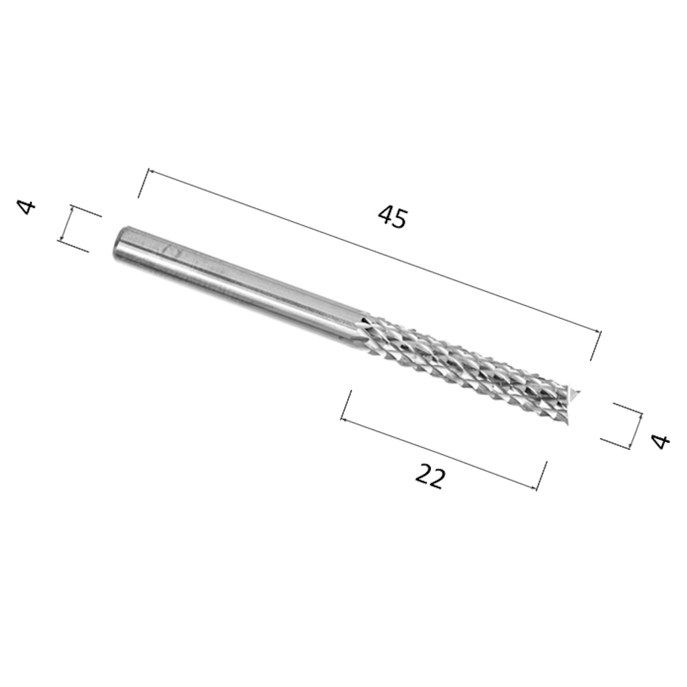 Фото фреза djtol nst422 рашпильная кукуруза (по акрилу (оргстеклу), дереву, дсп) в Москве и Московской области