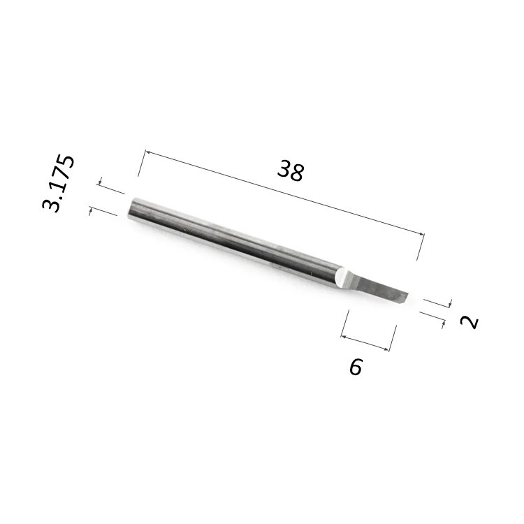 Фото гравер прямой половинный (по дереву, композиту, пластику) djtol aaozx3.206 в Москве и Московской области