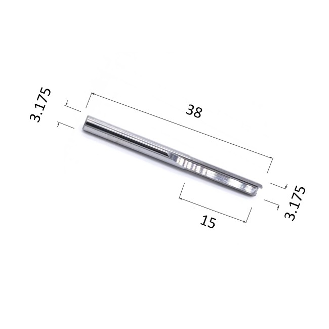 Фото фреза djtol n2zx3.15 прямая двуxзаходная (по дереву, композиту (акп), пластику) в Москве и Московской области