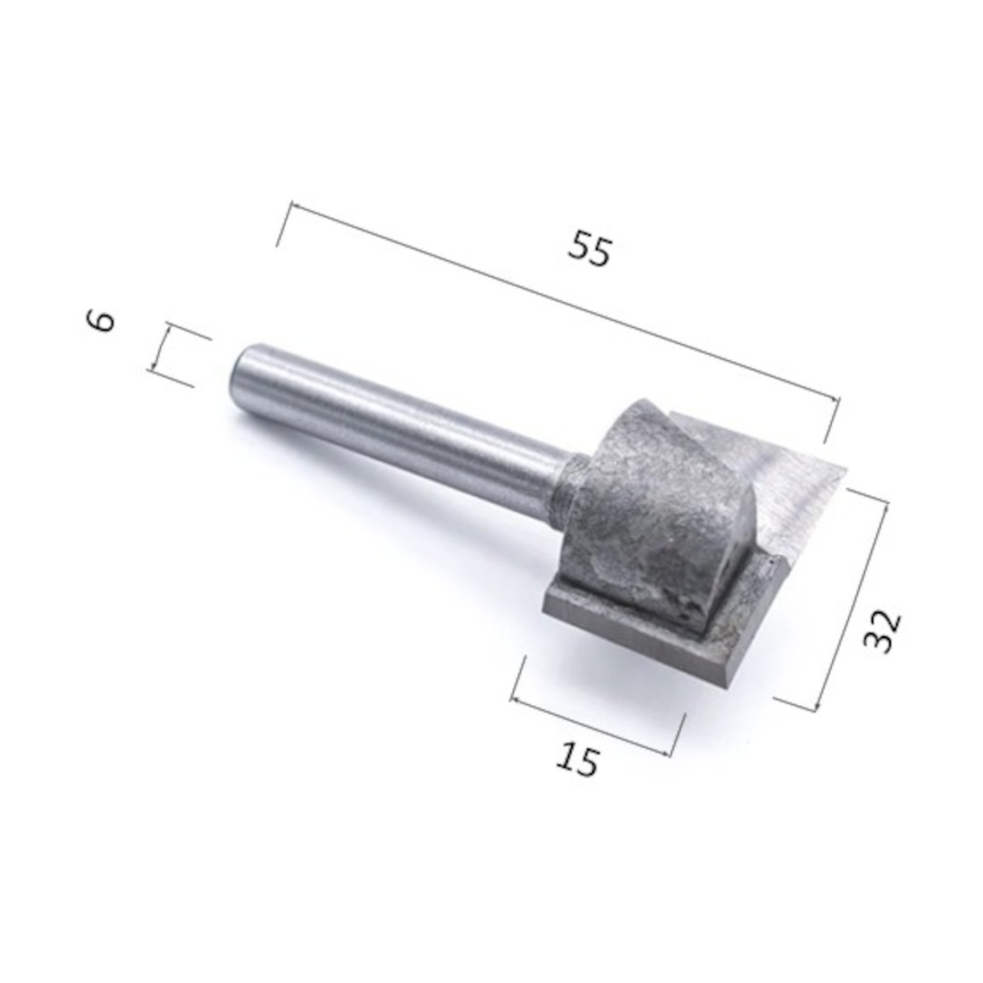 Фото фреза djtol nqd632 фасонная прямая для выравнивания поверхности (по дереву, дсп, пластику) в Москве и Московской области