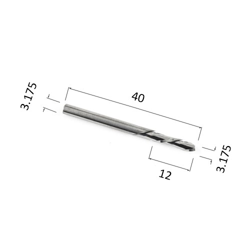 Фото фреза djtol n2lxd3.12 спиральная двухзаходная стружка вниз (по дереву, композиту (акп), пластику) в Москве и Московской области