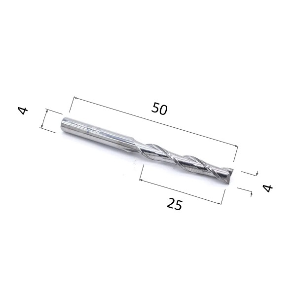 Фото фреза спиральная цилиндрическая двухзаходная по акрилу, дереву, композиту (акп) djtol n2lx425 в Москве и Московской области