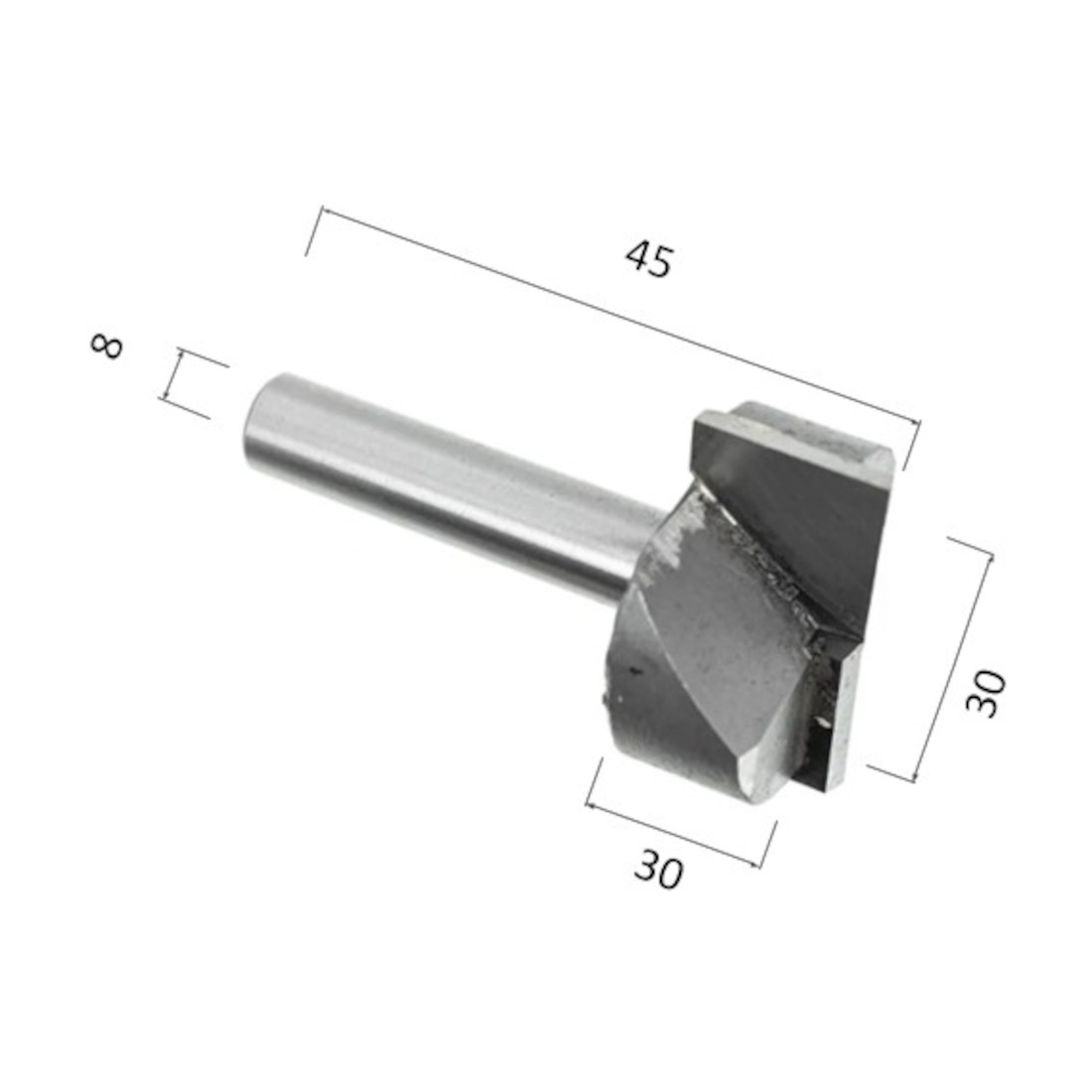 Фото фреза djtol nqd830 фасонная прямая для выравнивания поверхности (по дереву, дсп, пластику) в Москве и Московской области