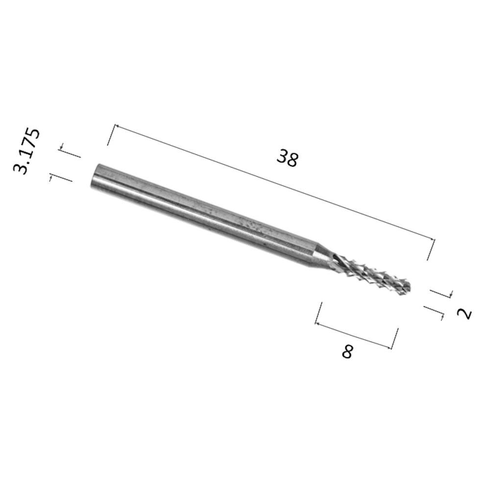 Фото фреза рашпильная кукуруза (по акрилу, дереву, дсп) djtol nst3.208 в Москве и Московской области