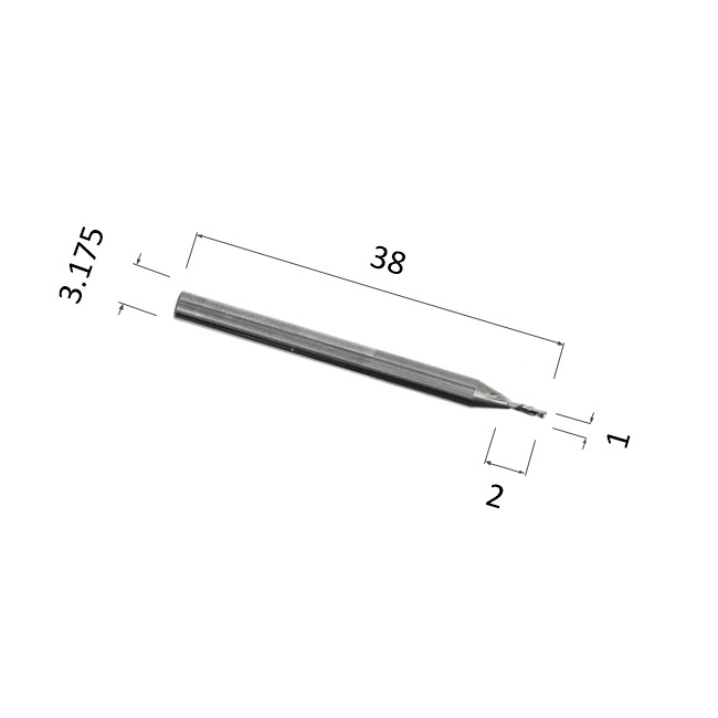Фото фреза djtol n2lxd3.102 спиральная двухзаходная стружка вниз (по дереву, композиту (акп), пластику) в Москве и Московской области
