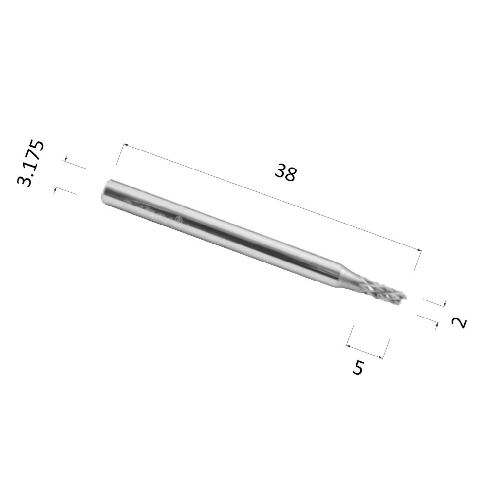 Фото фреза рашпильная кукуруза (по дереву, композиту, пластику) djtol ast3.205 в Москве и Московской области