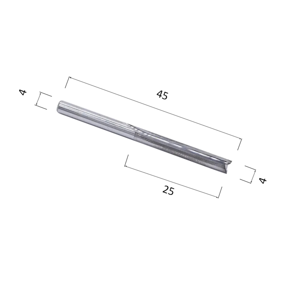 Фото фреза djtol n2zx425 прямая двухзаходная (по дереву, композиту (акп), пластику) в Москве и Московской области