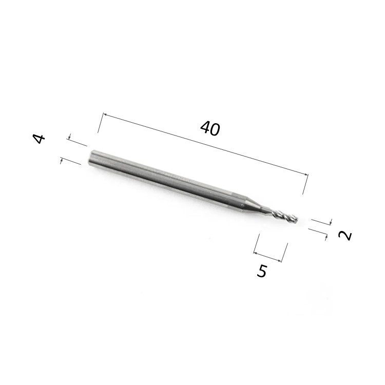Фото фреза спиральная цилиндрическая двухзаходная по алюминию, композиту (акп), меди djtol al2lx4205 в Москве и Московской области