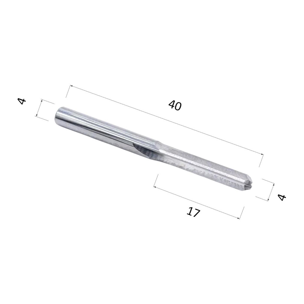 Фото фреза прямая цилиндрическая двухзаходная по акрилу, дереву, композиту (акп) djtol n2zqx4.17 в Москве и Московской области