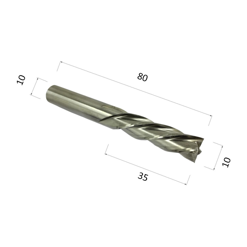 Фото фреза стружка вниз спиральная цилиндрическая четырехзаходная по акрилу, дереву, композиту (акп) djto в Москве и Московской области