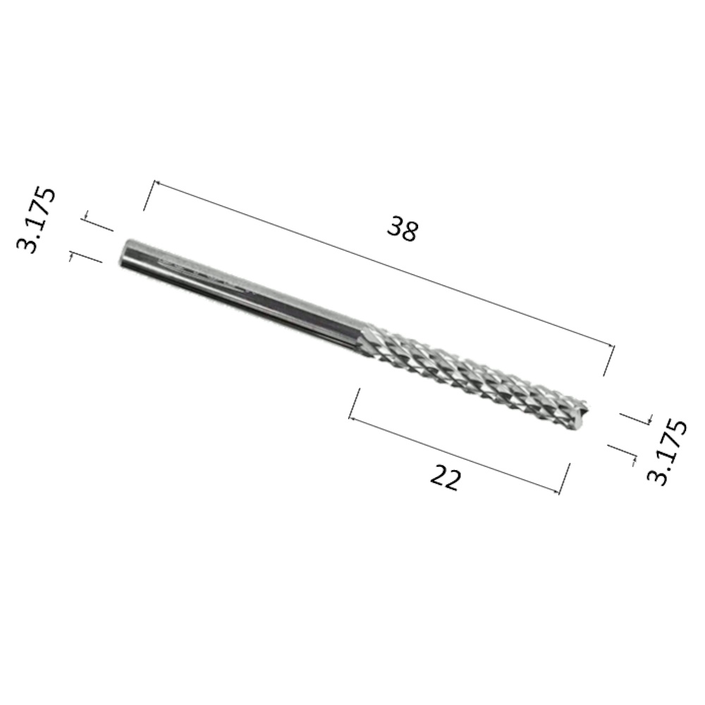Фото фреза рашпильная кукуруза (по акрилу, дереву, дсп) djtol nst3.22 в Москве и Московской области