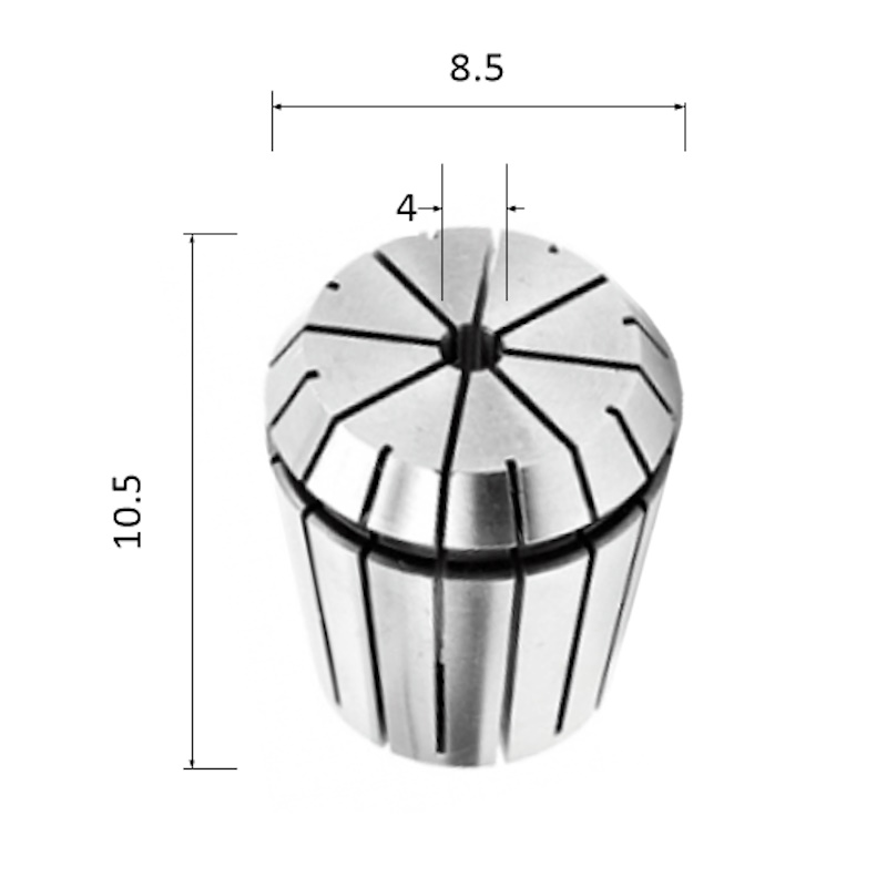 Фото цанга er8-4, 4 мм (биение 0,008) в Москве и Московской области
