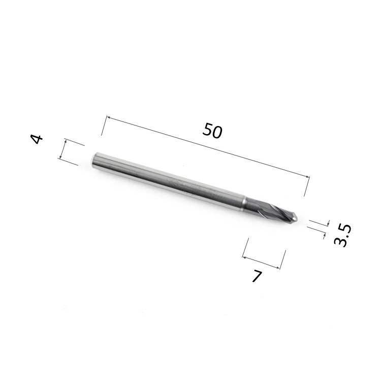 Фото фреза спиральная цилиндрическая двухзаходная по стали, алюминию, твердому дереву djtol as2qx035 в Москве и Московской области
