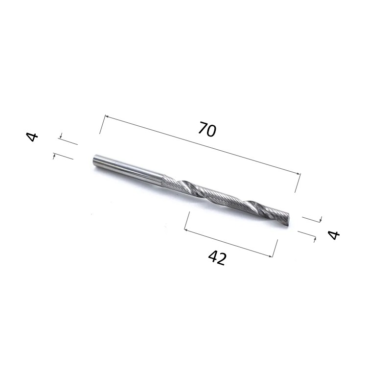 Фото фреза спиральная цилиндрическая однозаходная по акрилу, дереву, композиту (акп) djtol ay1lx4.42 в Москве и Московской области