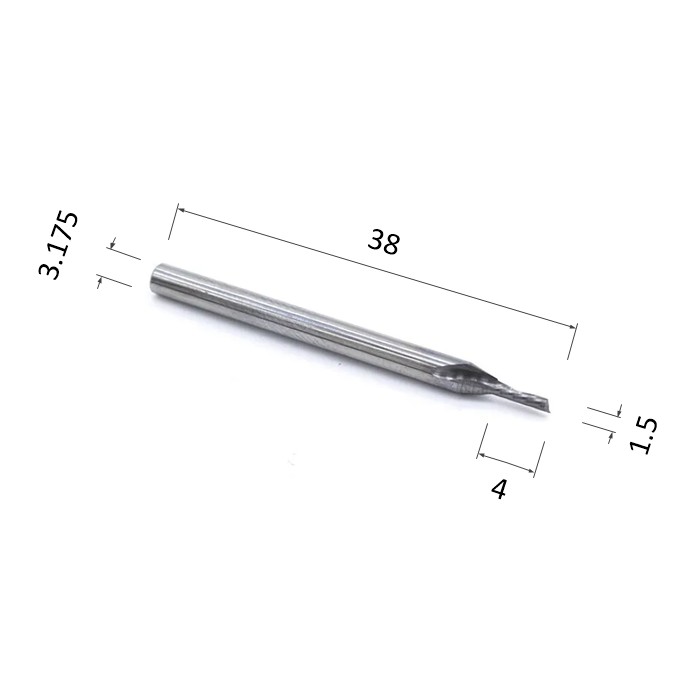 Фото фреза спиральная однозаходная стружка вниз (по акрилу, дереву, композиту) djtol a1lxd3.1.504 в Москве и Московской области