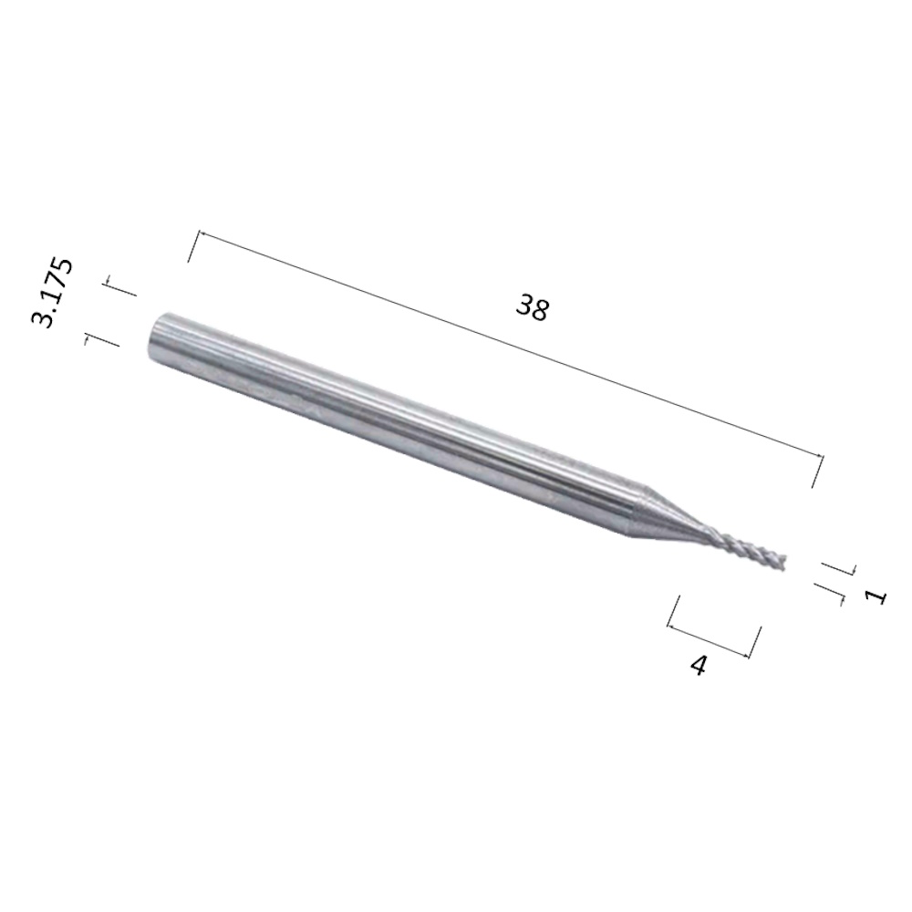 Фото фреза рашпильная прямая цилиндрическая многокром по акрилу, дереву, композиту (акп) djtol ast3.104 в Москве и Московской области