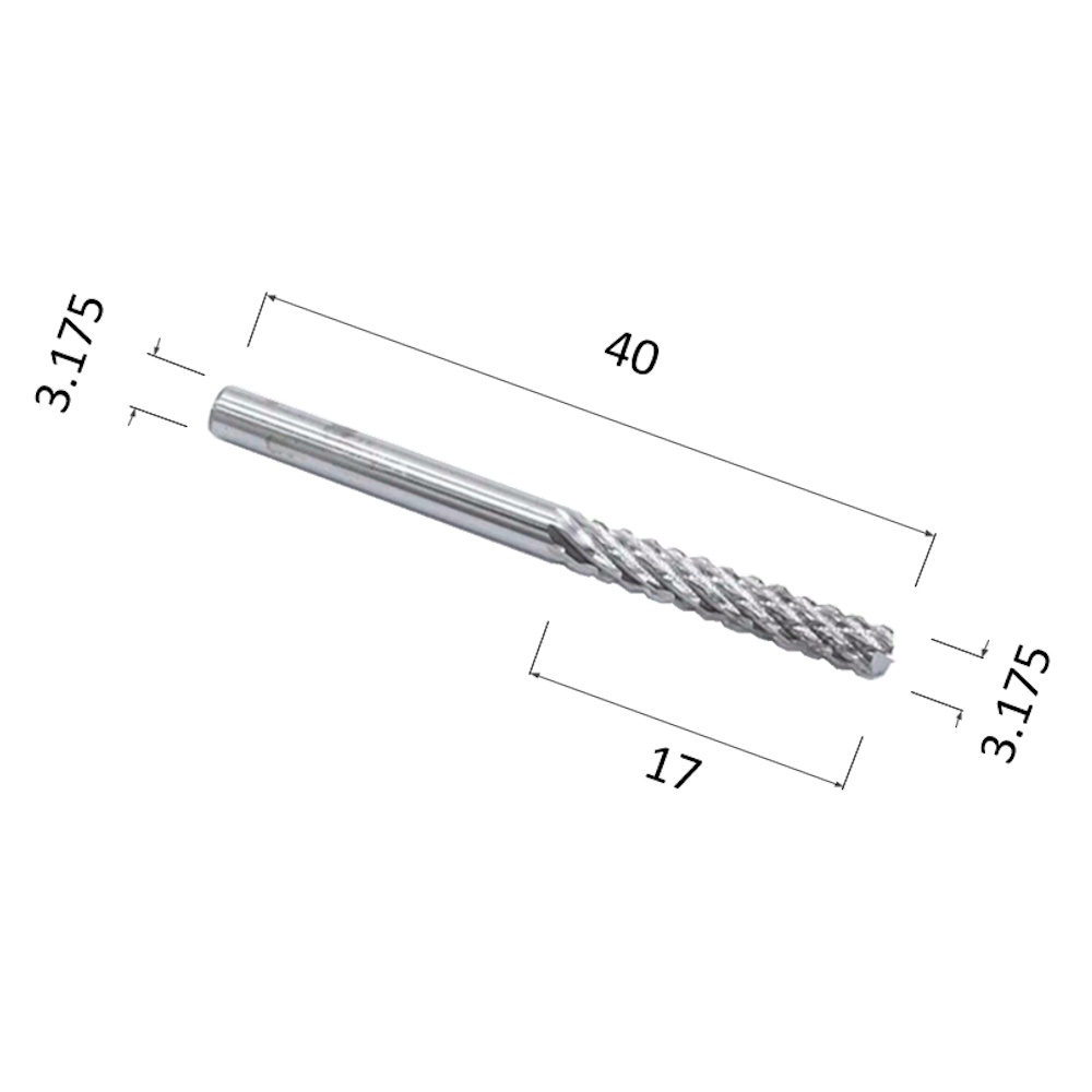 Фото фреза djtol ast3.17 рашпильная кукуруза (по дереву, композиту (акп), пластику) в Москве и Московской области