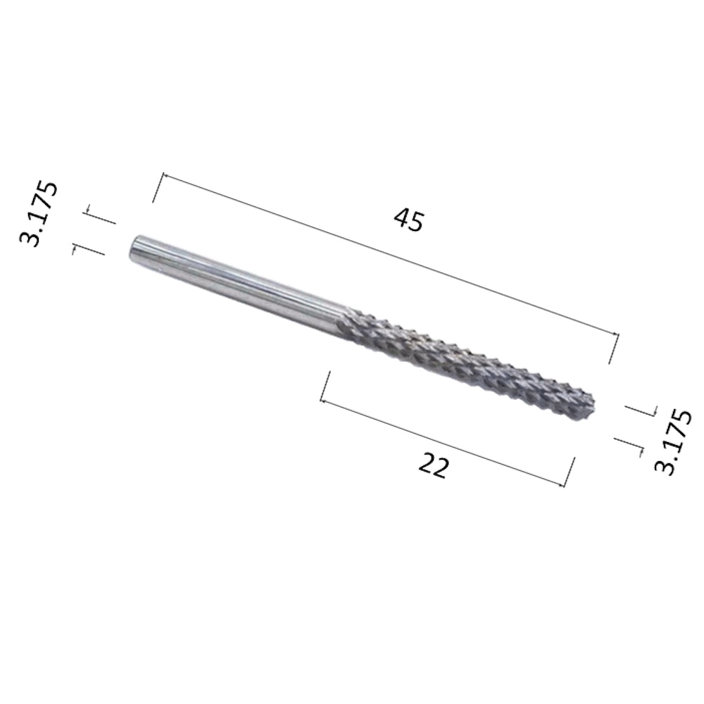 Фото фреза djtol ast3.22 рашпильная кукуруза (по дереву, композиту (акп), пластику) в Москве и Московской области