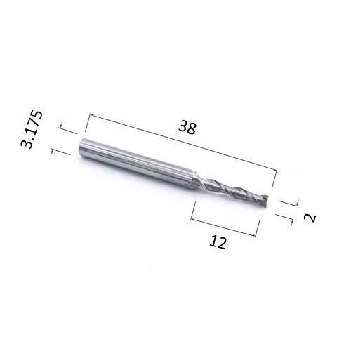 Фото фреза djtol n2lx3.212 спиральная двухзаходная стружка вверх (по дереву, композиту (акп), пластику) в Москве и Московской области