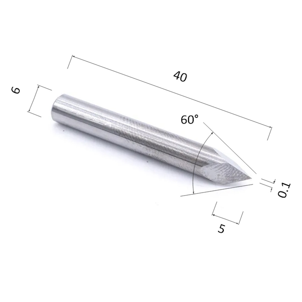 Фото гравер djtol a3j6.6001 конусный пирамидка (по цветным металлам (алюминий, латунь, медь, бронза)) в Москве и Московской области