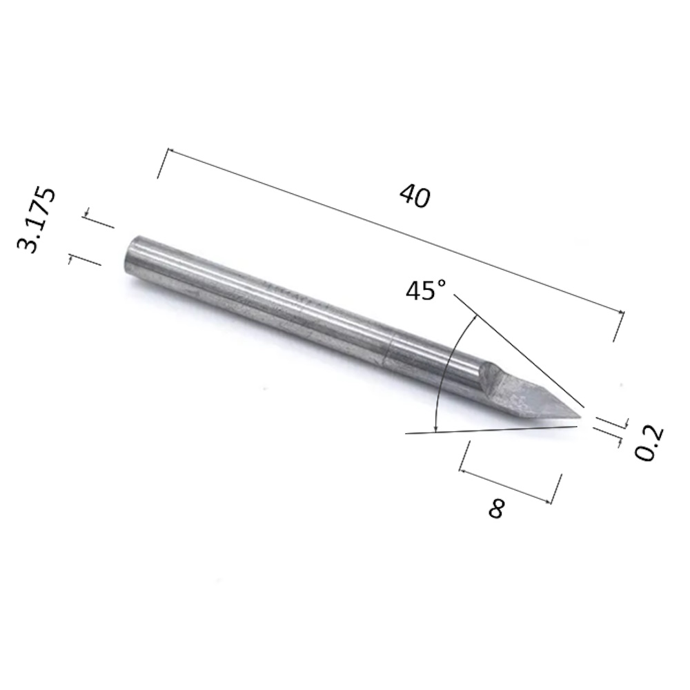 Фото гравер djtol aajs3.4502 конусный (по стали, цветным металлам (алюминий, латунь, медь, бронза)) в Москве и Московской области