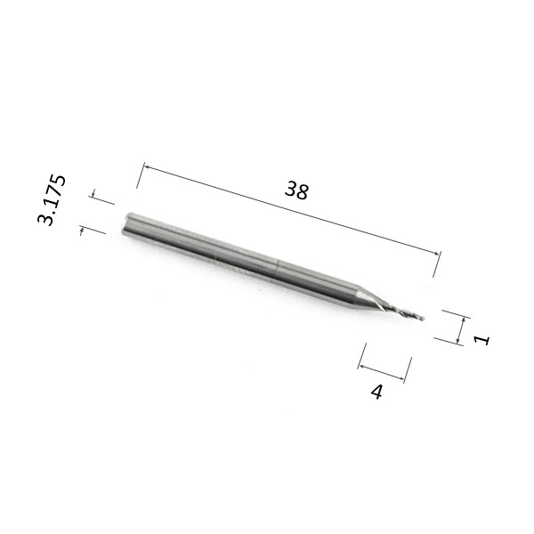 Фото фреза спиральная цилиндрическая двухзаходная по акрилу, дереву, композиту (акп) djtol a2qx3.104 в Москве и Московской области