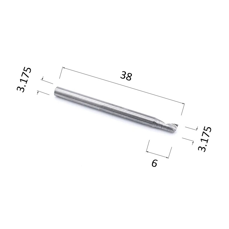 Фото фреза djtol al1lx3.06 спиральная однозаходная (по алюминию) в Москве и Московской области