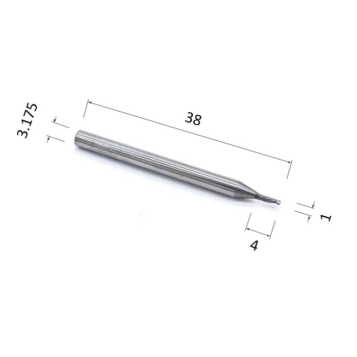 Фото фреза djtol a1lxd3.104 спиральная однозаходная стружка вниз (по акрилу (оргстеклу), дереву, композит в Москве и Московской области