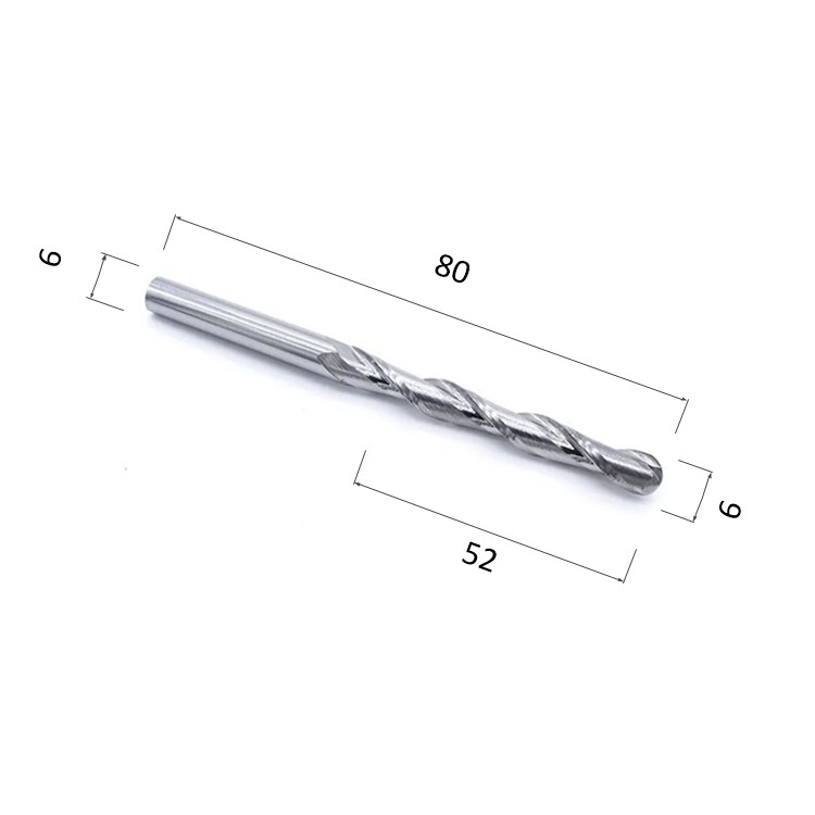 Фото фреза спиральная цилиндрическая двухзаходная по акрилу, дереву, композиту (акп) djtol n2qx652 в Москве и Московской области