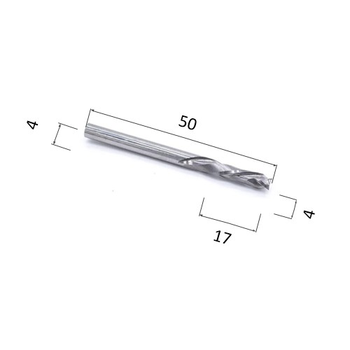 Фото фреза djtol n2flx417 компрессионная спиральная двухзаходная (по дереву, композиту (акп), пластику) в Москве и Московской области