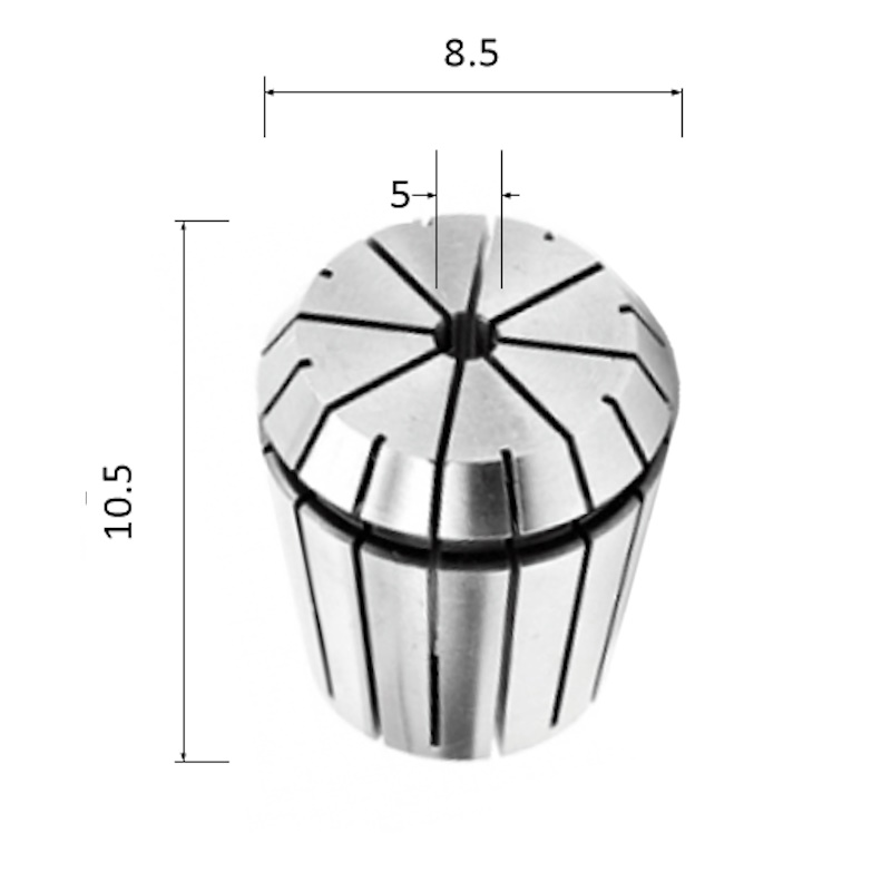 Фото цанга er8-5, 5 мм (биение 0,008) в Москве и Московской области