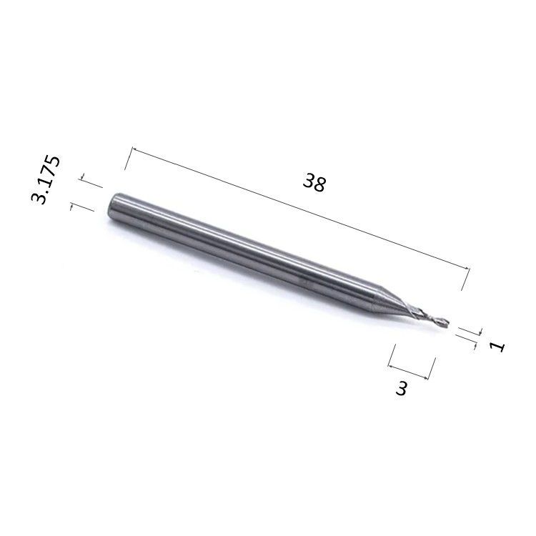 Фото фреза djtol n2lx3.103 спиральная двухзаходная стружка вверх (по дереву, композиту (акп), пластику) в Москве и Московской области